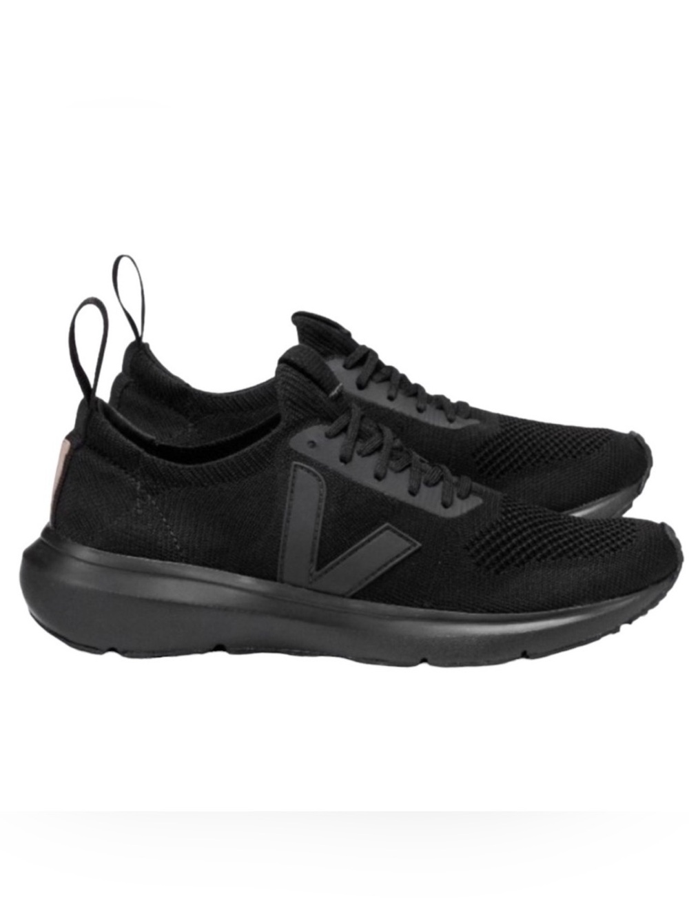 Rick Owens x VEJA Performance Runner V-Knit Black Sneakers Size US 7 / EU 38